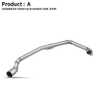 Rustfritt st&aring;l frontr&oslash;r Motorsykkel eksos Slip-On Full System Ny boks for GSX150R GSXR150 GSXR 150
