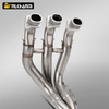Triumph660 2021-2024 Silenciadores de carbono modificados do sistema de escapamento de motocicleta de se&ccedil;&atilde;o completa