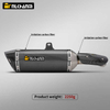 AK Muffler SV650 Motorcycle Exhaustum System Modificatione Meb578c=Durabilitas materialis etiam significat sonum notarum per tempus cosistentiam manere, dissimiles systemata obducta, quae finitiones tutelae mutare possunt ac degradare.