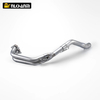 यामा R25 R3 MT-03 के लिए स्लिप YZF R3 R25 MT-03 के लिए 51 मिमी टाइटेनियम मिश्र धातु मिड पाइप स्टील लिंक के साथ नया पूर्ण निकास प्रणाली