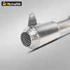 ZX-6R Motorcycle Exhaust System Modification Mid Link AK Escape Carbon Fiber Muffler ສໍາລັບ Kawasak ZX-6R New Steel Alloy