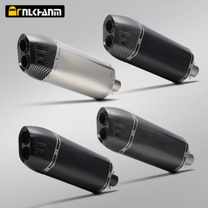 Vlastn&iacute; 51mm v&yacute;fukov&yacute; syst&eacute;m motocyklu s dvojit&yacute;m &uacute;nikov&yacute;m v&yacute;fukov&yacute;m tlumičem AK upraven&yacute; pro R1250GS Z900 DL1050 Nov&aacute; ocelov&aacute; krabice