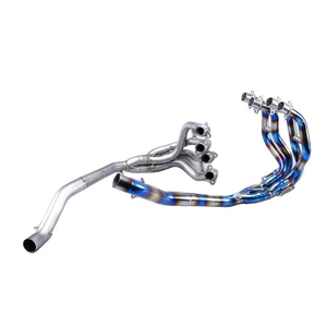 2020-2023 KAWASAKI Ninja ZX-25R ZX25R TITANIUM Alloy รถจักรยานยนต์ระบบไอเสียเต็ม 51 มม.ใหม่ดัดแปลงด้านหน้ากลาง Link