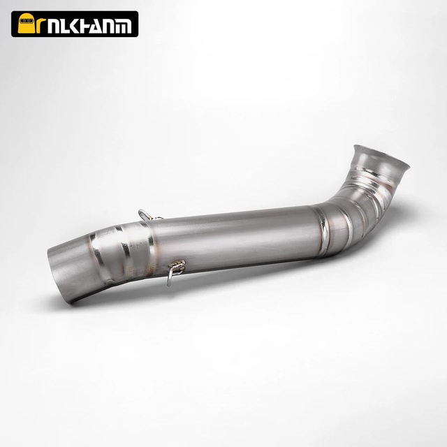 Til KTM Duke 690 2012-2018 Motorcykel Udst&oslash;dning Escape Lydpotte med Slip-On Tit mellemled r&oslash;r Tilstand Ny