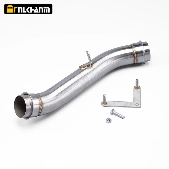 Super Duke 1290 GT 1290 2014-2016 รถจักรยานยนต์ท่อไอเสียระบบ Slip-On กลางท่อ Decat Eliminator Muffler สแตนเลสคาร์บอน