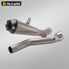 Ko te Muffler Pere Whakakotahitia ZX10R Pūnaha Whakangoi Motopaika Hou Aki Wao Wao Wiko Waenga me te Paipa Hononga Waenga o te Titanium Alloy