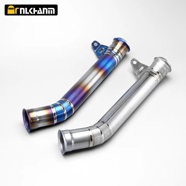 Duke 690 Mid Pipe Новы злучэння выхлапной трубы Slip-On для KTM DUKE690 2012-2017 Сумяшчальны з мадэлямі 2013 2014 2015 2016 2017