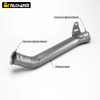 Duke 690 Mid Pipe Nov&eacute; nas&uacute;vacie pripojenie v&yacute;fukov&eacute;ho potrubia pre KTM DUKE690 2012-2017 Kompatibiln&eacute; s modelmi 2013 2014 2015 2016 2017