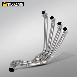 نظام عادم الدراجة النارية بقسم كامل من الفولاذ المقاوم للصدأ لـ CBR650/CB650F/CR650R 2014-2023 حالة مستعملة كاتم الصوت CBR650F