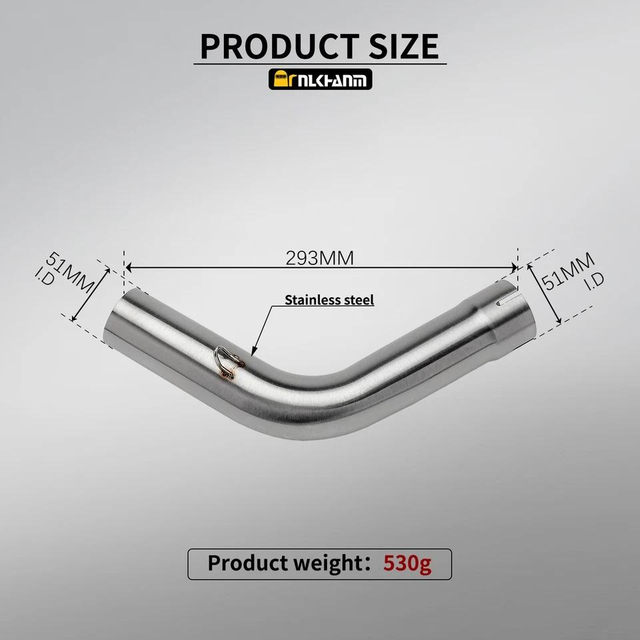 Modificarea sistemului de evacuare a motocicletei Ninja Z1000 2019-2024 cu o nouă țeavă de legătură intermediară de 51 mm