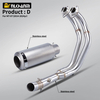 Yamaha MT07 FZ07 Sistema di scarico completo originale per moto Escape Slip 51MM Tubo anteriore Nuovo stato Acciaio con AK LV SC Connect