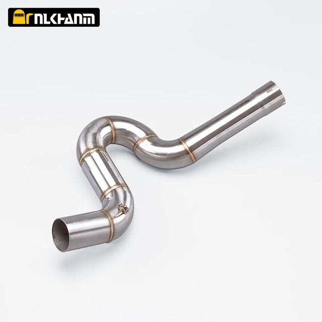 Новий гоночний глушник Benelli TRK502 TRK 502 2016-2018 з нержавіючої сталі з вихлопною трубою-перехідником 51 мм для пітбайків