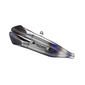 NlkHanm Titanium Honeycomb Forged Motorrad-Auspuff-Set Slip-on-Line f&uuml;r Kawasaki ZX-4R ZX4R Zx4rr ZX25R Zx25rr