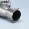Athraithe Uil&iacute;och AK C24 Carb&oacute;in Torpedo Escape Muffler C&oacute;ras Sceite Coinn&iacute;oll Nua do Gluaisrothair Ninja400 MT07 MT09 R3