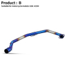 Rustfritt st&aring;l frontr&oslash;r Motorsykkel eksos Slip-On Full System Ny boks for GSX150R GSXR150 GSXR 150