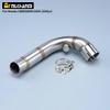 CBR600RR F5 2005-2019 syst&egrave;me d'&eacute;chappement de moto &agrave; enfiler en acier inoxydable nouveau silencieux modifi&eacute; Tube de tuyau de liaison centrale en bo&icirc;te