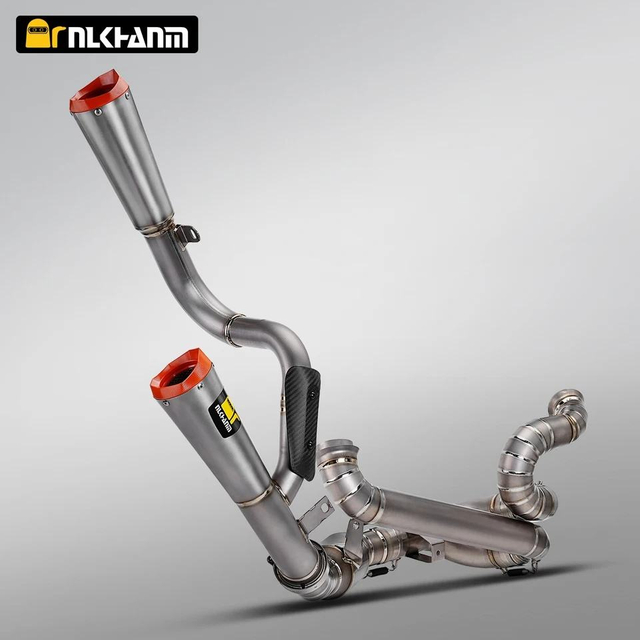 Silenziatore AR Racing per motociclette Superduke 1290/1390 Sistema di scarico in lega di titanio completo Modifica condizione Nuovo