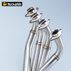 အသစ် 51mm Steel Slip-On Motorcycle Exhaust Escape Full System Muffler Header Front Link Pipe Compatible Z000 A2 35KW 70KW