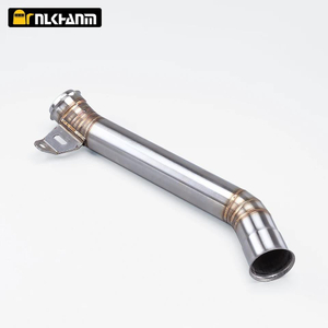 DUKE 690 Sistem Knalpot Sepeda Motor Baja Tahan Karat Pipa Mid Link Sambungan Knalpot Asli Slip untuk KTM Duke 690 2012-2017 Baru
