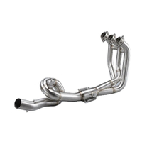 Tubo di scarico anteriore in acciaio inossidabile modificato da 51MM Sistema completo Yama MT09 FZ-09 XSR900 Silenziatore moto 2014-2020