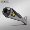GSX-S1000 Titanium Alloy Motorcycle Exhaust System New Arrow Escape Muffler Carbon ການດັດແປງວັດສະດຸສໍາລັບ Suzuki GSX-S1000