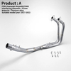 2017-2022 Ninja400 Z400 Titanium Alloy Fuld Motorcykel Racing Line Udst&oslash;dningssystem 51mm Position Pipe Link Pipe Ny tilstand