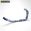 2017-2022 Ninja400 Z400 Titanium Alloy Fuld Motorcykel Racing Line Udst&oslash;dningssystem 51mm Position Pipe Link Pipe Ny tilstand