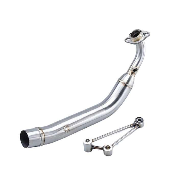 Hou 51MM Huka-I runga Motopaika Muffler Rerehu me te Paipa Hononga Mua Kowiri tira rawa mo YAMA Cygnus GRYPHUS Pouaka 4V Kua Kiia