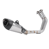 Yama MT07 FZ07 Original Yoshimura Alpha Vollmotorrad-Auspuffanlage, 51 mm Vorderrohr-Verbindungsrohr, neuwertiges Stahlmaterial