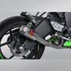 ZX-6R Motorcycle Exhaust System Modification Mid Link AK Escape Carbon Fiber Muffler ສໍາລັບ Kawasak ZX-6R New Steel Alloy