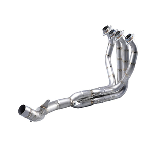 Kawasa Z1000 2010-21 Titanium Alloy System Escape Slip Tube 51มม.ด้านหน้าLinkท่อใหม่รถจักรยานยนต์ไอเสียอุปกรณ์เสริมSlip