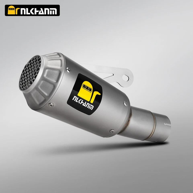 Мадыфікацыя выхлапу матацыкла Yamaha R1/R1M/MT10 Новы глушыцель з нержавеючай сталі AK з вугляродным матэрыялам, упакаваная скрынка