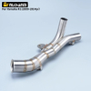 Moto Modified Carbon Mid Link Pipe Lyddemper for Yama YZFR1 YZF R1 2009-2014 Forbedret motorsykkeleksosutl&oslash;p i rustfritt st&aring;l