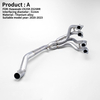 Kawasak Ninja ZX-25R 2020-2023 Titanium Alloy Full System Effuge Motorcycle Exhausto 51mm Modified Front Middle Link Muffler