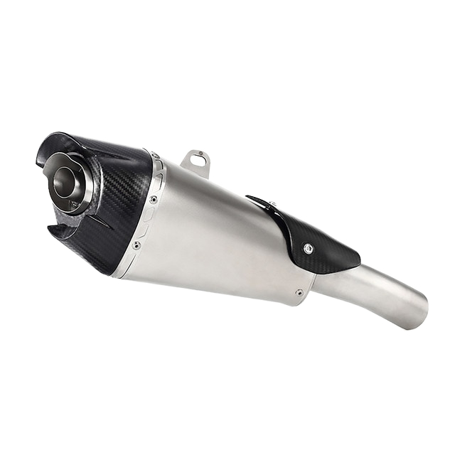 Yoshimura AT2 Medium Link Exhaurienda System Modificatio pro Kawasa Saxo-6R Motorcycle Novum 51mm Steel Alloy Aluminium