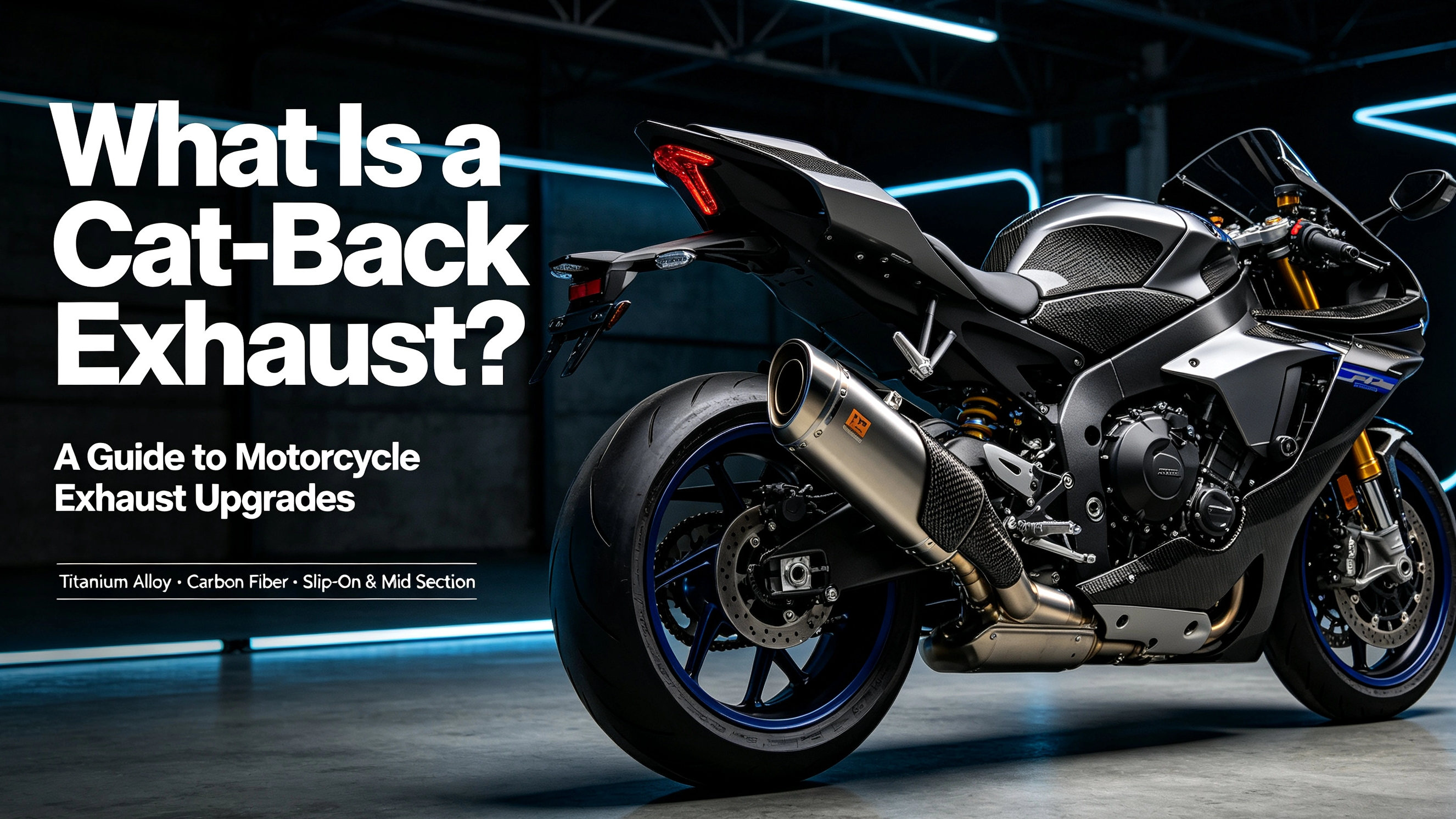 Wat is 'n Cat-Back-uitlaat? 'n Gids vir motorfietsuitlaatopgraderings