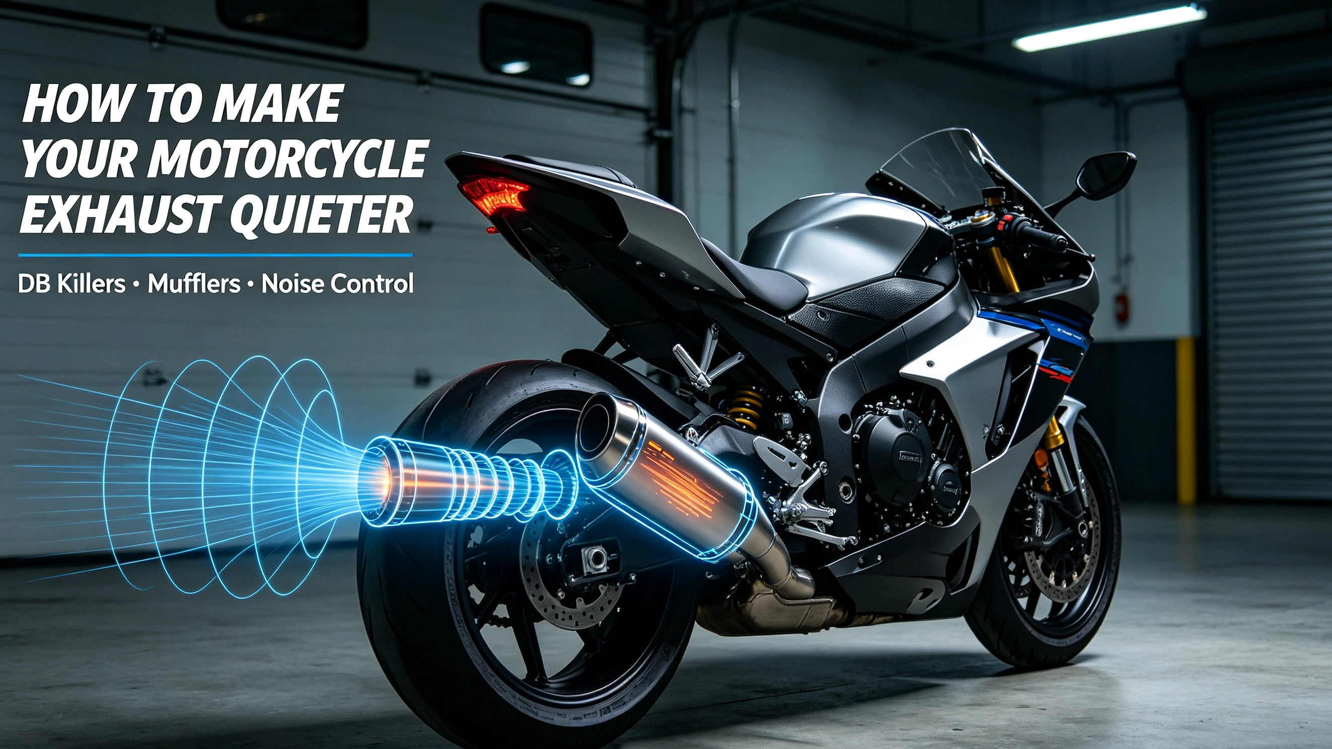 Cara Membuat Knalpot Motor Lebih Senyap